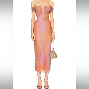 Self Portrait midi dress